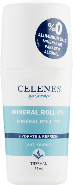 Термальный дезодорант ароматный для всех типов кожи - Celenes Thermal Mineral Roll On All Skin Types