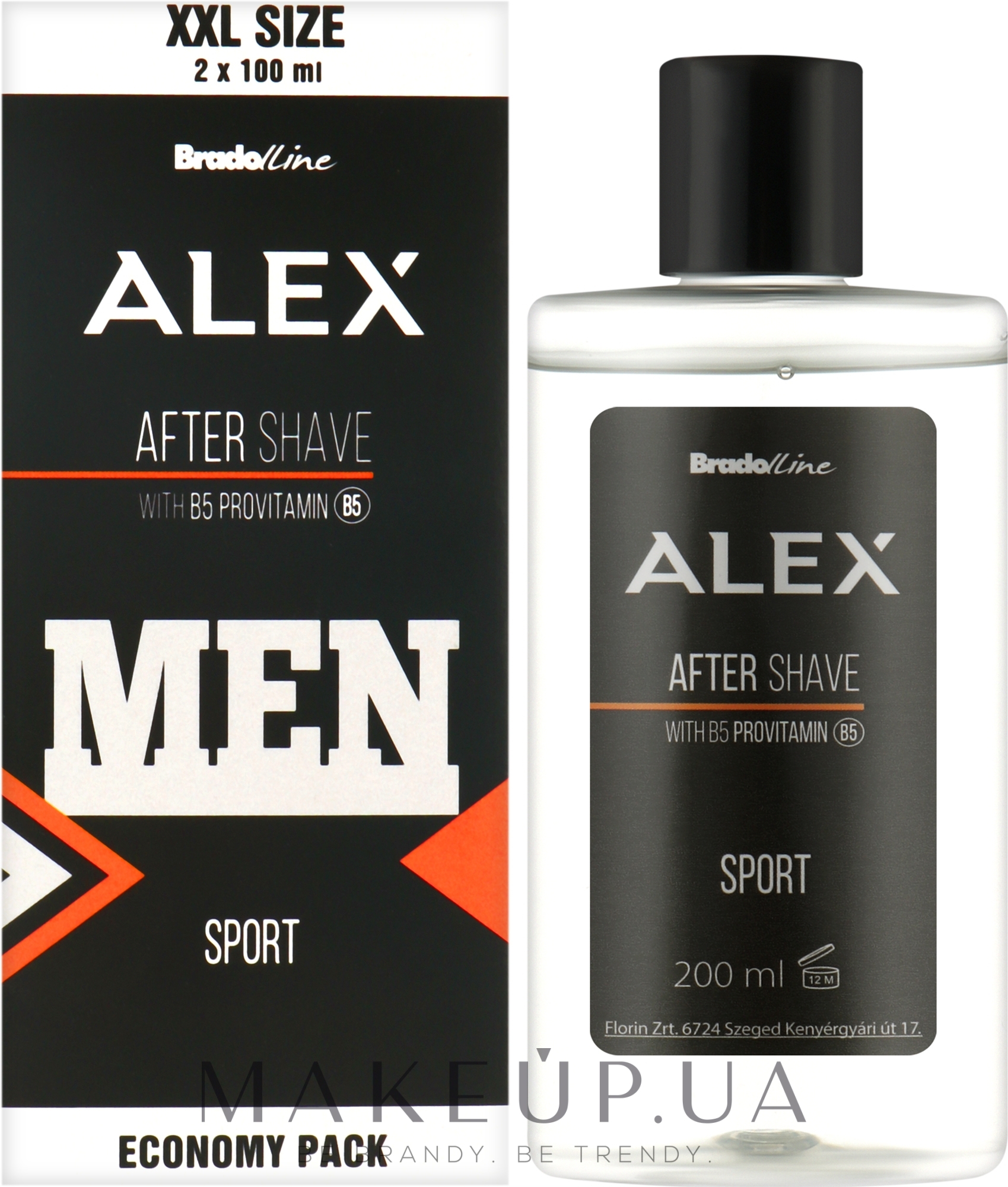 Лосьон после бритья - Bradoline Alex Sport Lotion After Shave — фото 200ml