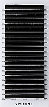 Парфумерія, косметика Накладні вії "Elite", чорні, 20 ліній (0,07, M, 11) - Vivienne