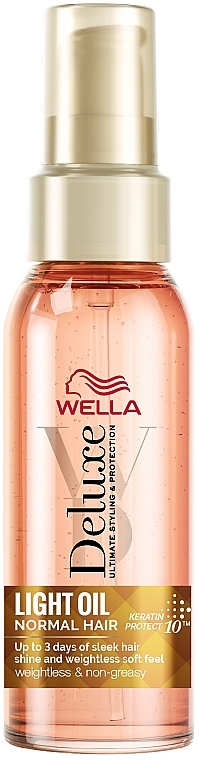 Масло для укладки нормальных волос - Wella Deluxe Light Oil Normal Hair