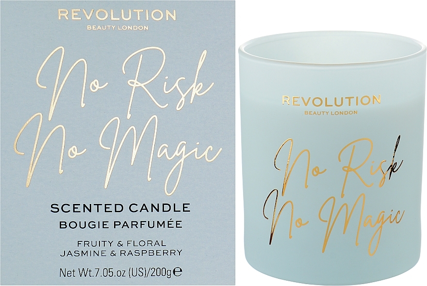Ароматическая свеча - Makeup Revolution No Risk No Magic Scented Candle — фото N2