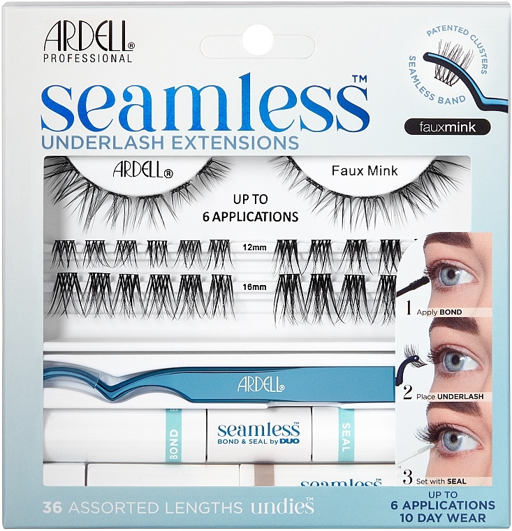 Набір для нарощування вій - Ardell Seamless Underlash Extensions Faux Mink Kit — фото N1