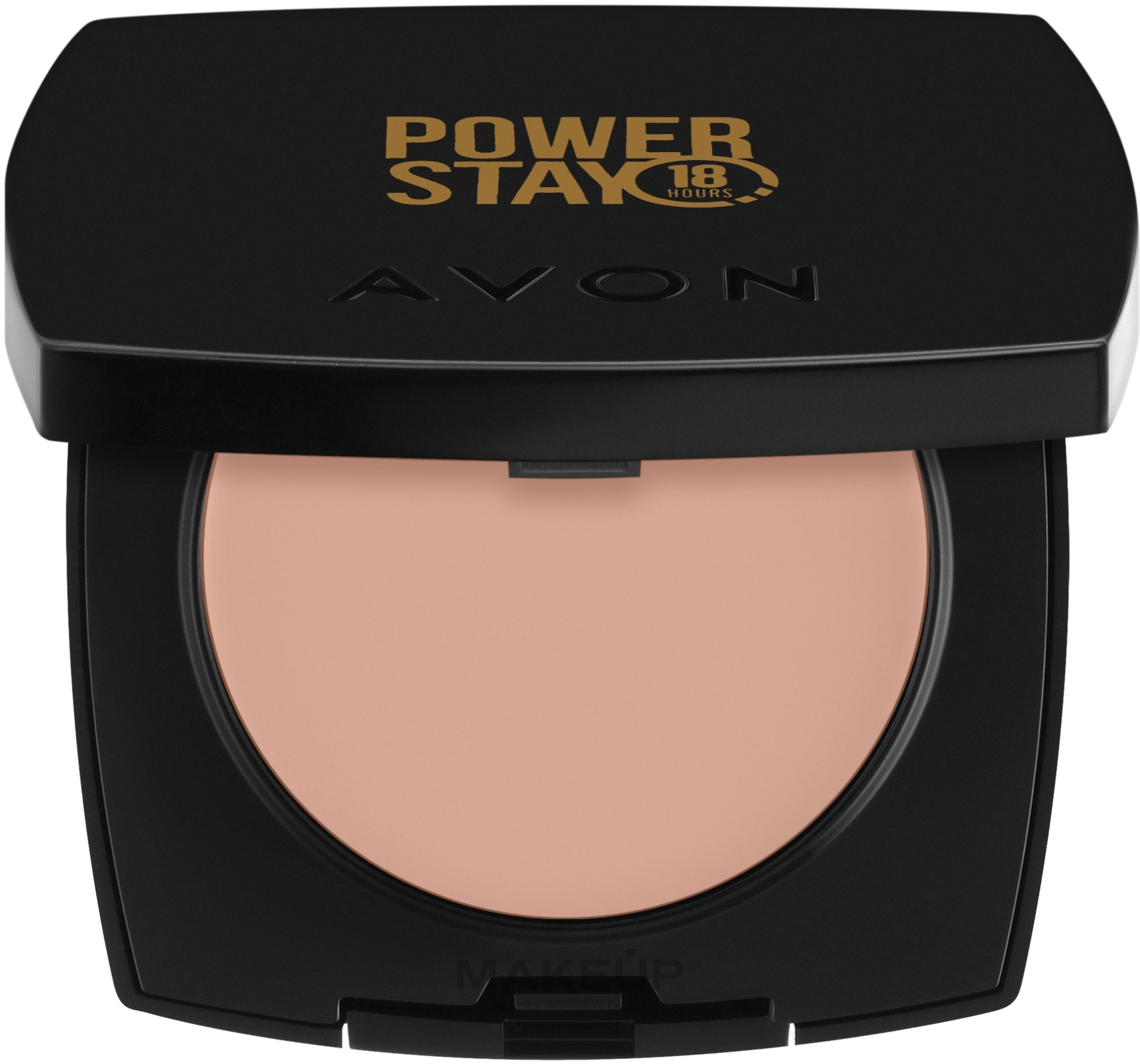 Компактная крем-пудра для лица SPF20 - Avon Power Stay 18 Hours Cream-To-Powder Foundation — фото 115P - Pale Pink