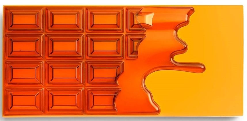 Палетка теней для век, 18 оттенков - I Heart Revolution Honey Chocolate Palette — фото N2