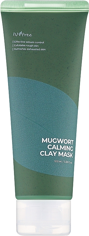 УЦЕНКА Глиняная маска для лица с экстрактом полыни - Isntree Mugwort Calming Clay Mask * — фото N1