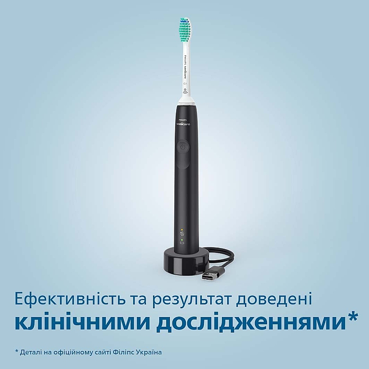 Електрична звукова зубна щітка - Philips Sonicare 3100 series HX3671/14 — фото N2