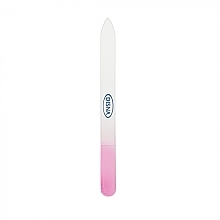 Пилочка для ногтей стеклянная, 13.8 см, розовая - Disna Pharma — фото N1