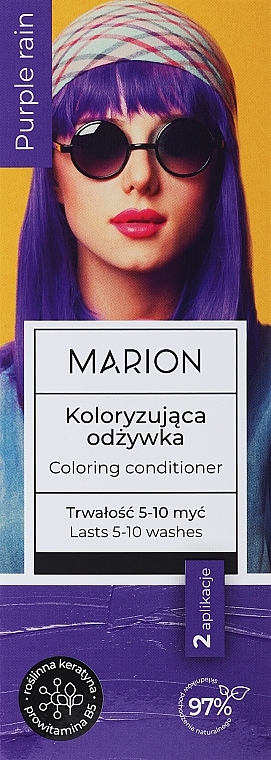 Фарбувальний кондиціонер для волосся - Marion Coloring Conditioner — фото N3