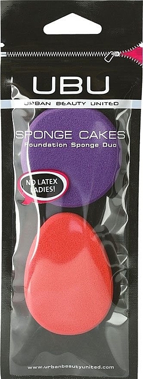 Спонжі для тональної основи - UBU Sponge Cakes Foundation Sponge Duo — фото N2