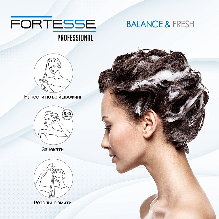 Маска для волос "Баланс" - Fortesse Professional Balance & Fresh Mask — фото N7