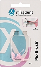 Запасные межзубные щетки, 0,45мм/1,6мм, розовые - Miradent Pic-Brush Refill — фото N1