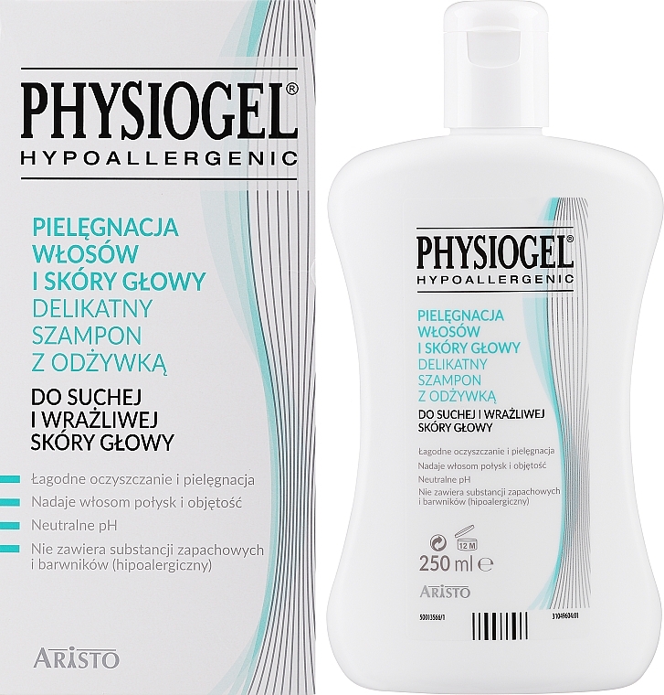 УЦЕНКА Шампунь и кондиционер 2в1 - Physiogel Hypoallergenic Scalp Care Gentle Shampoo With Conditioner * — фото N2