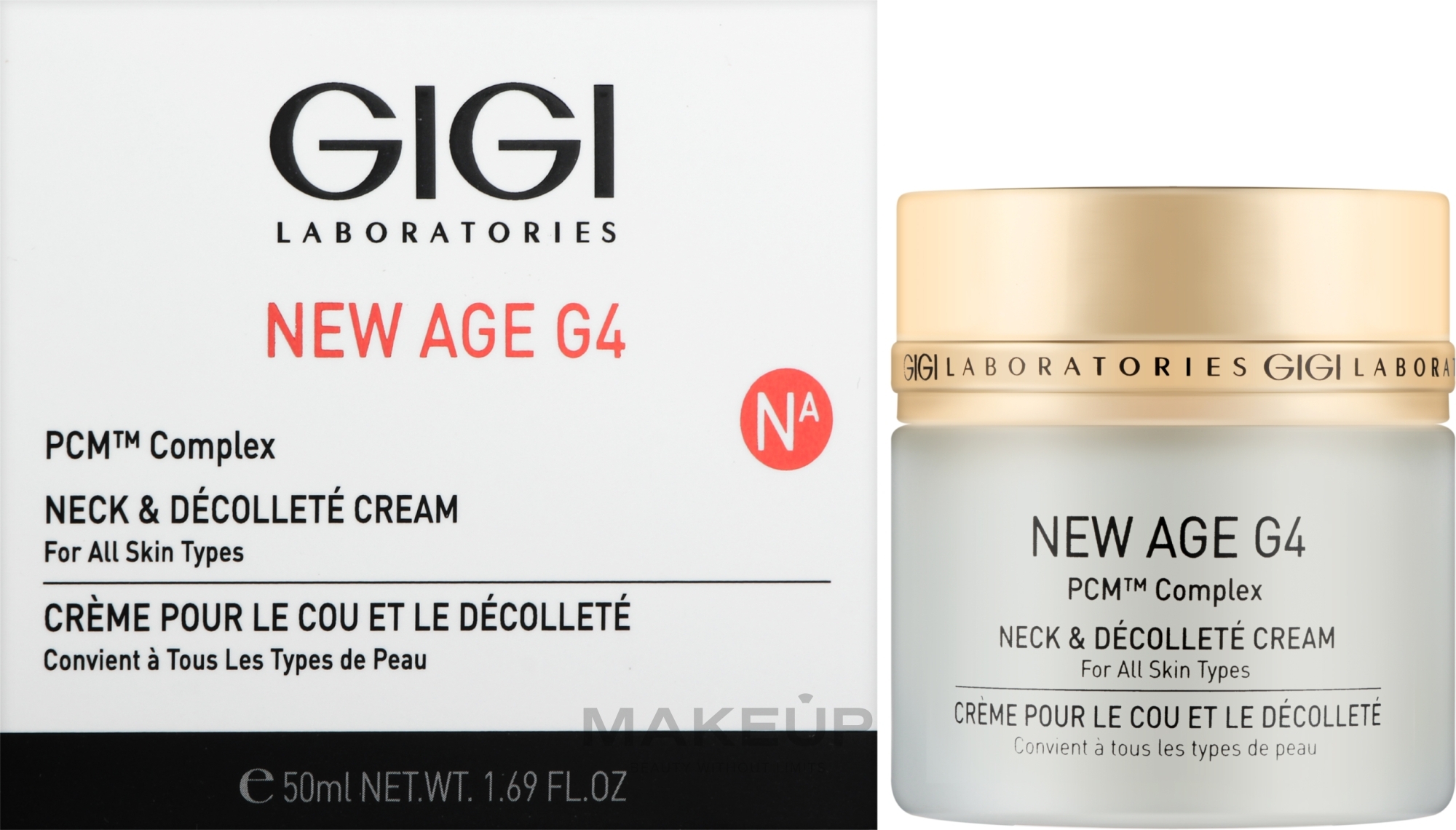 Крем укріплювальний для шиї та декольте                - GiGi New Age G4 Neck & Decollette Cream — фото 50ml