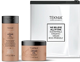 Духи, Парфюмерия, косметика Набор - Lakme Teknia Argan Oil Travel Pack (shmp/100ml + h/mask/50ml)