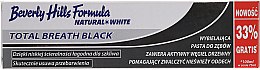 Парфумерія, косметика Зубна паста - Beverly Hills Formula Natural White Total Breath Black