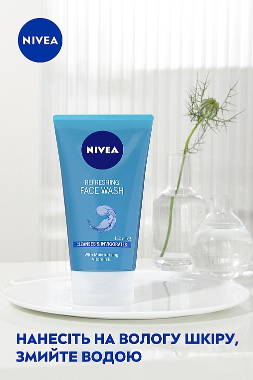 Освежающий гель для умывания для нормальной и комбинированной кожи - NIVEA Refreshing Face Wash — фото N10
