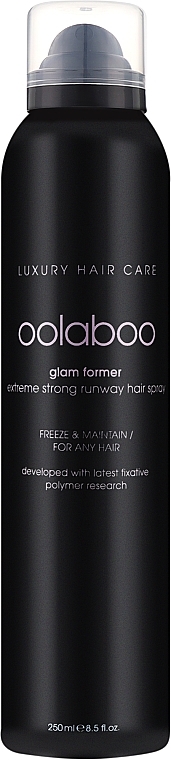 УЦЕНКА Лак для волос - Oolaboo Glam Former Extreme Strong Runway Hair Spray * — фото N1