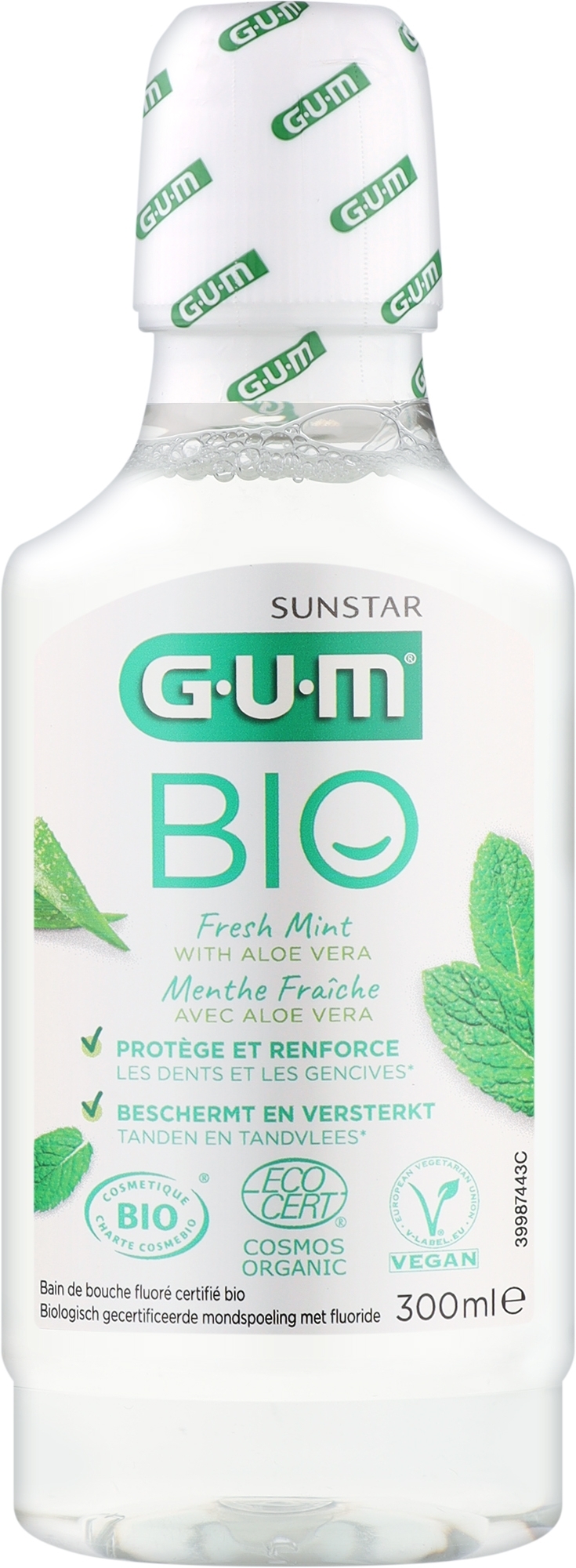 Органічний ополіскувач для рота "Свіжа м'ята" - Sunstar Gum Bio Fresh Mint — фото 300ml