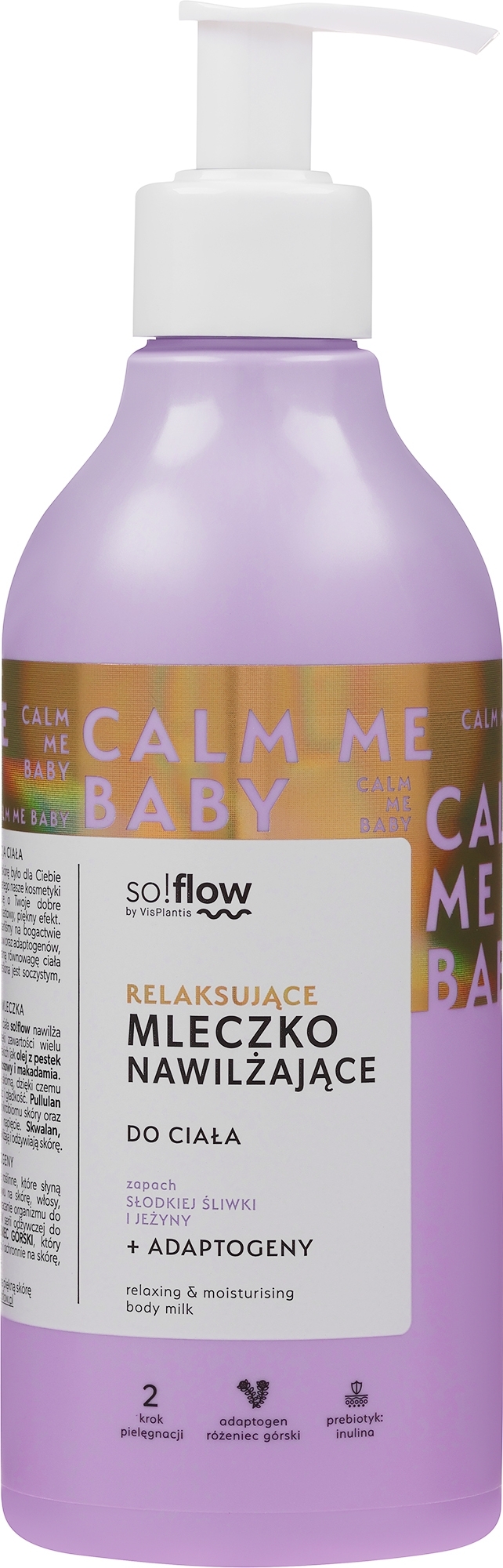 Розслаблювальне молочко для тіла - So!Flow by VisPlantis Relaxing & Moisturizing Milk — фото 400ml