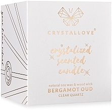 Соєва свічка з гірським кришталем і бергамотовим удом - Crystallove Soy Candle with Rock Crystal Bergamot Oud — фото N8