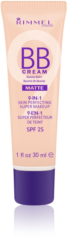 Матирующий ВВ-крем - Rimmel BB Cream 9in1 Skin Perfecting Matte SPF 25