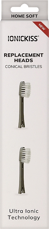 Насадка для ионной зубной щетки, черная - Ionickiss Ionpa Home — фото N1