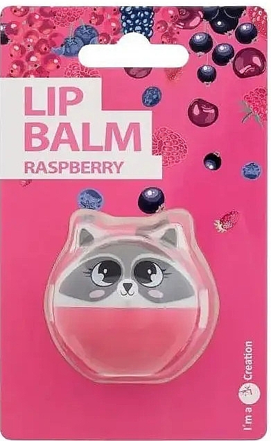 Бальзам для губ "Малина" - Cosmetic 2K Cute Animals Lip Balm Raspberry — фото N1