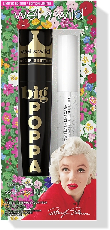 Набор - Wet N Wild x Marilyn Monroe Icon Big Drama Eye Set (mascara/10ml + brow/lash/mascara/9ml) — фото N1