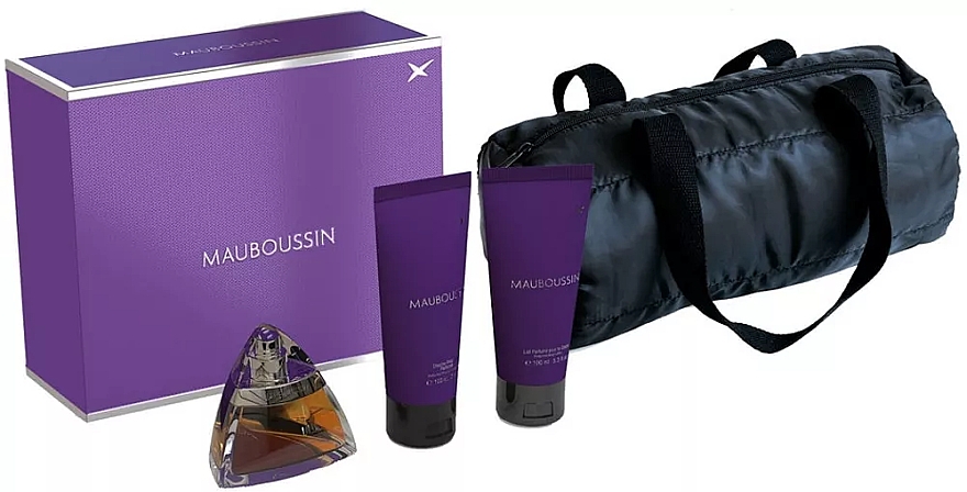 Mauboussin Pour Femme - Набор (edp/100ml + b/lot/100ml + sh/gel/100ml + bag)