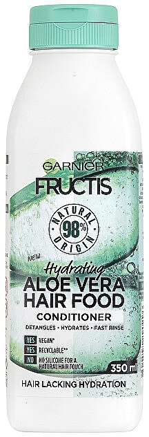 Зволожувальний кондиціонер для волосся "Алое вера" - Garnier Fructis Aloe Vera Hair Food Conditioner — фото N1