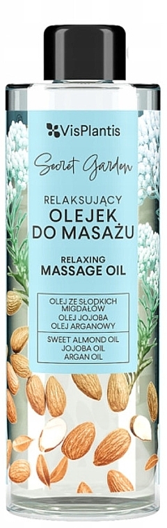 Расслабляющее масло для массажа - Vis Plantis Secret Garden Relaxing Massage Oil — фото N1
