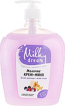 Рідке мило "Білий шоколад і лісові ягоди" - Milky Dream — фото N1