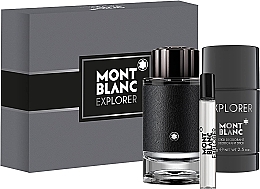 Духи, Парфюмерия, косметика Montblanc Explorer - Набор (edp/7.5ml + edp/100ml + deo/75ml)