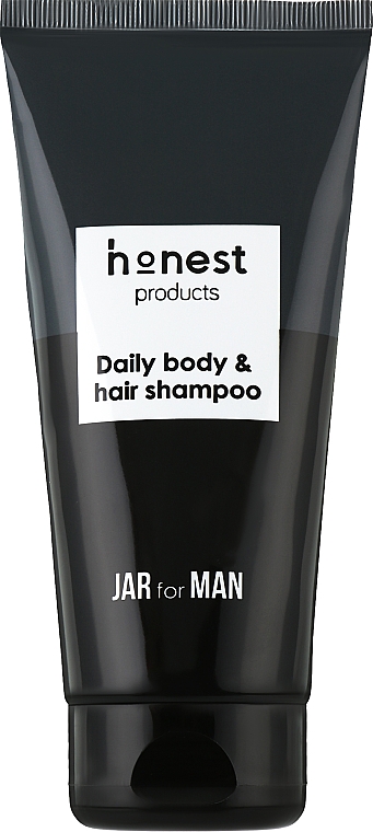 Щоденний шампунь для волосся та тіла - Honest Products Jar for Man Daily Body And Hair Shampoo — фото N1