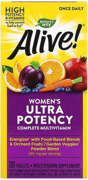 Мультивітаміни для жінок - Nature’s Way Alive! Women’s Ultra Complete Multivitamin — фото N2