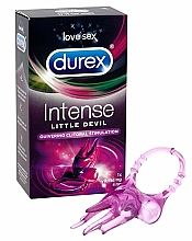 Вібрувальне кільце для пар - Durex Intense Orgasmic Little Devil Vibrating Penis Ring — фото N1