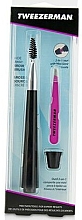 Парфумерія, косметика Tweezerman Eyebrow Comb With Mini Pink Slant Tweezers - Набір для брів, 2 предмети