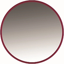 Зеркало круглое, карманное, красное - Inter-Vion — фото N1
