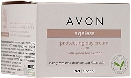 Денний захисний крем для обличчя з екстрактом зеленого чаю - Avon Ageless Protacting Day Cream SPF 30 — фото N2