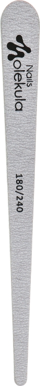 Пилочка для ногтей "Ультратонкая", М-67 конусная серая, 180/240 - Nails Molekula