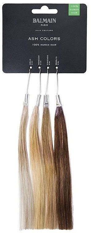 Накладные волосы - Balmain Paris Colourring Ready-to-Wear Human Hair Ash Colours — фото N1