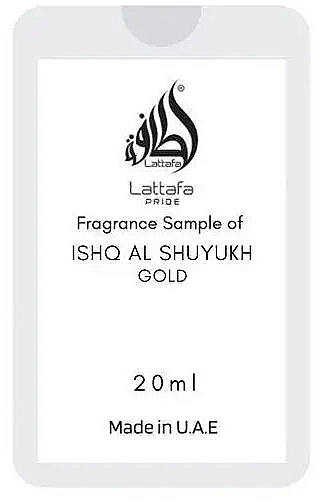 Lattafa Perfumes Ishq Al Shuyukh Gold - Парфюмированная вода — фото N1