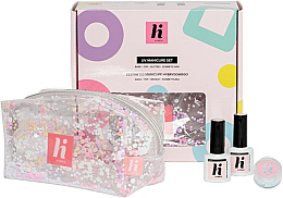 Духи, Парфюмерия, косметика Набор - Hi Hybrid Unicorn 2020 (top/5ml + base/5ml + glitter/1.5g + bag)