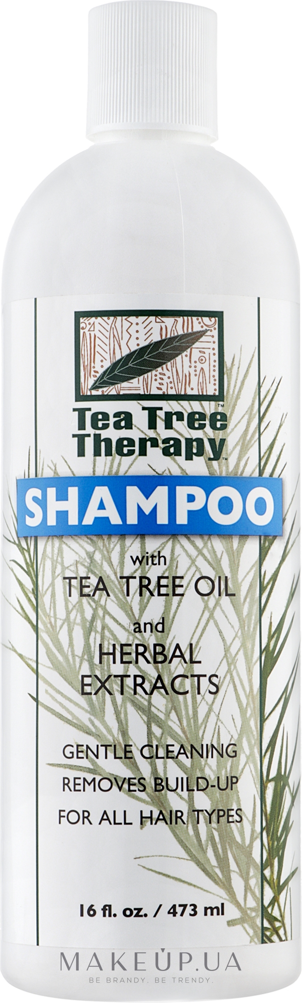 Шампунь с маслом чайного дерева - Tea Tree Therapy Shampoo With Tea Tree Oil And Herbal Extracts — фото 473ml
