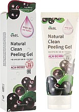 Пилинг-гель для лица "Ягоды Асаи" - Ekel Acai Berry Natural Clean Peeling Gel — фото N4
