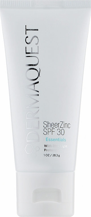 Захисний крем для обличчя й тіла SPF-30 - Dermaquest Essential SheerZinc SPF-30 — фото N1