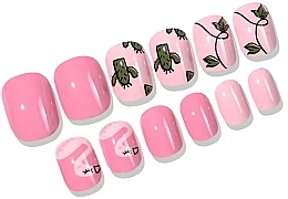 Накладные самоклеящиеся ногти для детей "Фламинго и кактус", 972 - Deni Carte Tipsy Kids  — фото N2