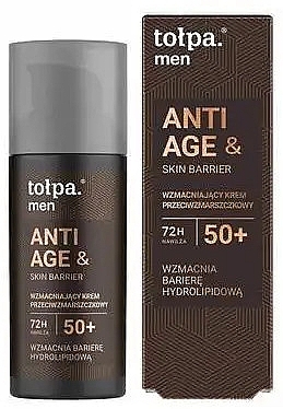 Укрепляющий крем против морщин для лица - Tolpa Men Anti Age & Skin Barrier Strengthening Cream 50+ — фото N1