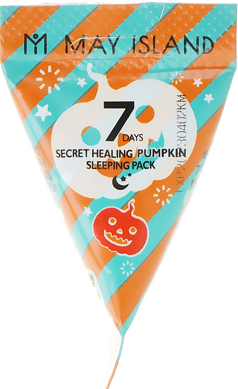 Ночная маска с экстрактом тыквы - May Island 7 Days Secret Healing Pumpkin Sleeping Pack — фото N1