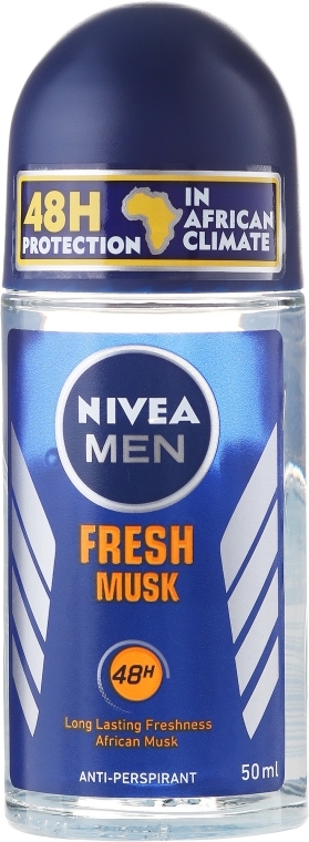 Дезодорант шариковый - NIVEA MEN Fresh Musk Roll On — фото N1